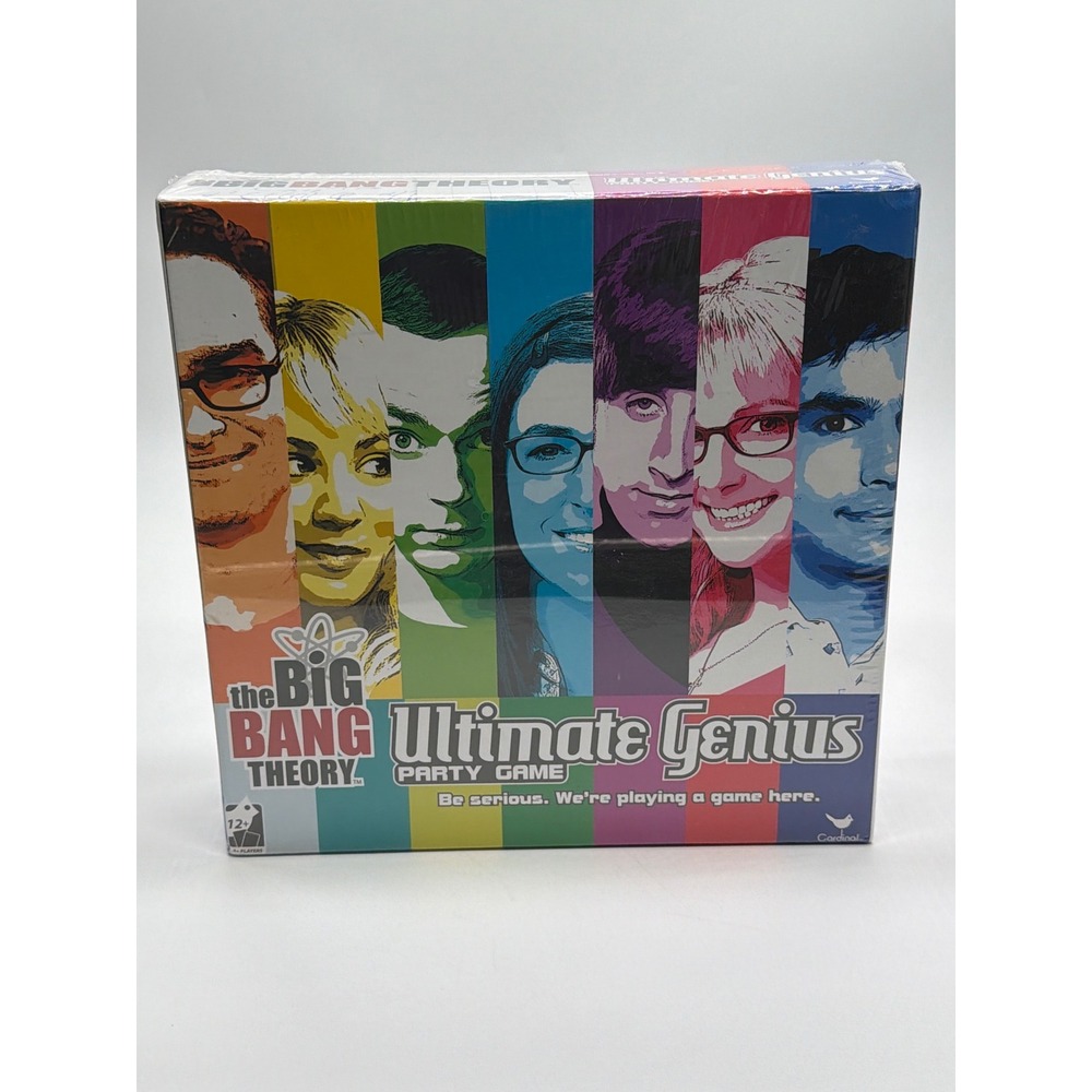 The Big Bang Theory Ultimate Genius Party Game Cardinal 21088 New‎ Sealed